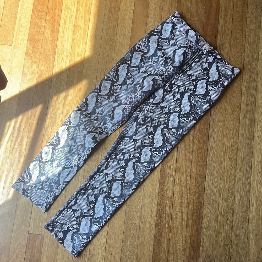 Snakeskin pants